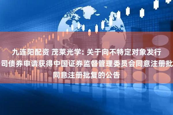 九连阳配资 茂莱光学: 关于向不特定对象发行可转换公司债券申请获得中国证券监督管理委员会同意注册批复的公告